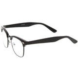 Vintage Inspired Classic Horned Rim Half Frame Clear Lens Glasses 2933 from zeroUV