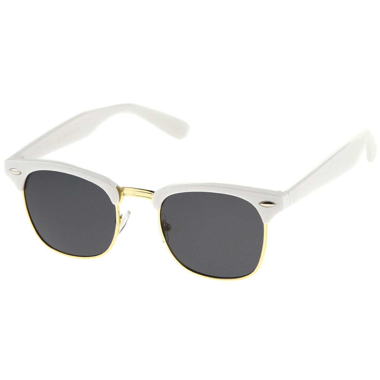 Everyday Two-Tone Half Frame Sunglasses A703 from zeroUV