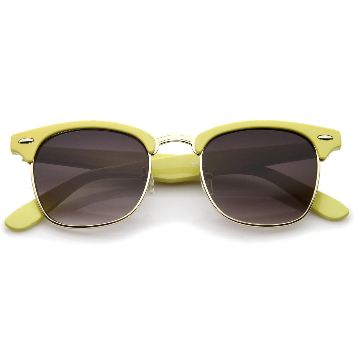 Everyday Two-Tone Half Frame Sunglasses A703 from zeroUV