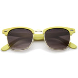 Everyday Two-Tone Half Frame Sunglasses A703 from zeroUV
