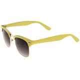 Everyday Two-Tone Half Frame Sunglasses A703 from zeroUV