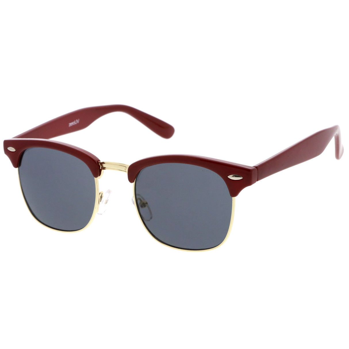 Everyday Two-Tone Half Frame Sunglasses A703 from zeroUV