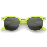 Everyday Two-Tone Half Frame Sunglasses A703 from zeroUV