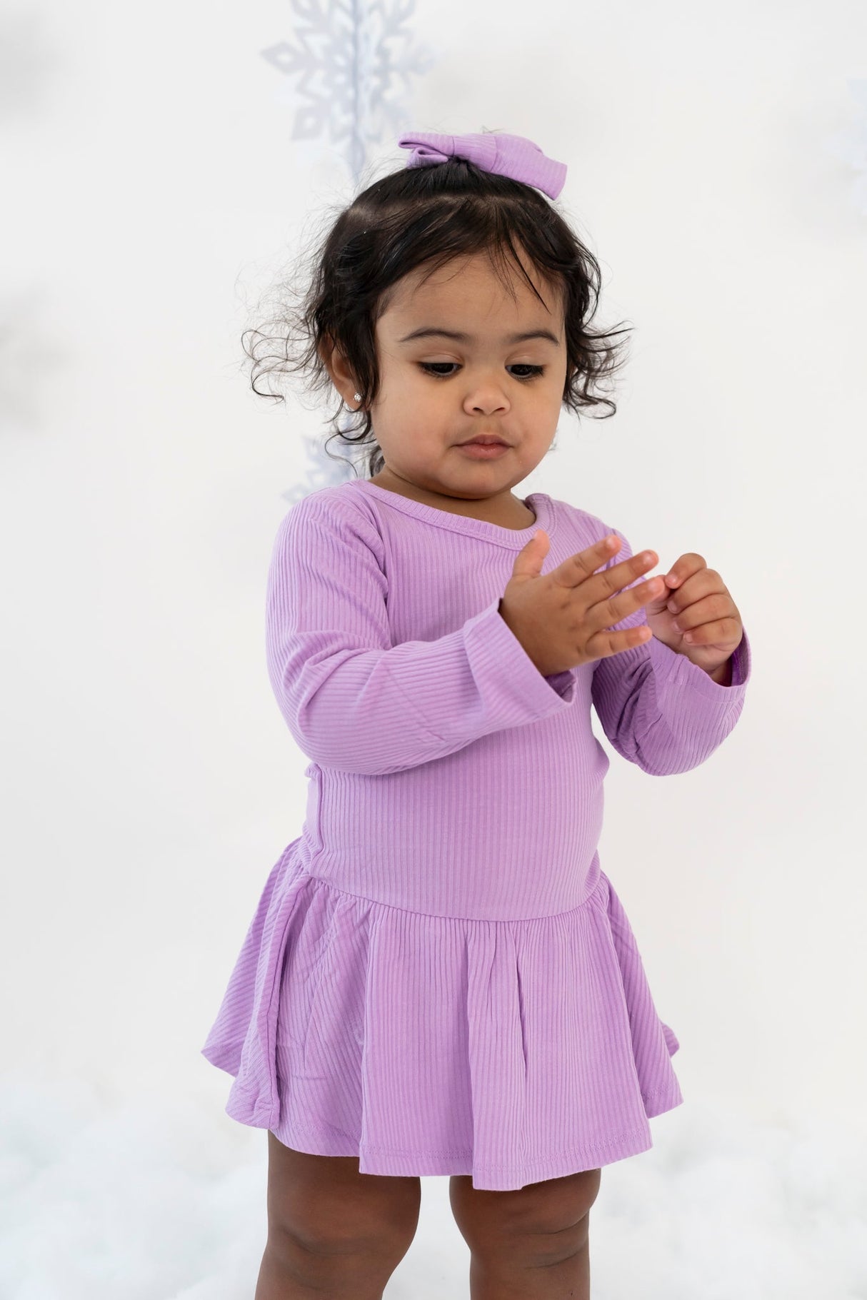 AMETHYST RIB DREAM BODYSUIT DRESS from DREAM BIG LITTLE CO