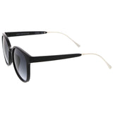 Casual Metal Temple Square Lens Horn Rimmed Sunglasses A750 from zeroUV