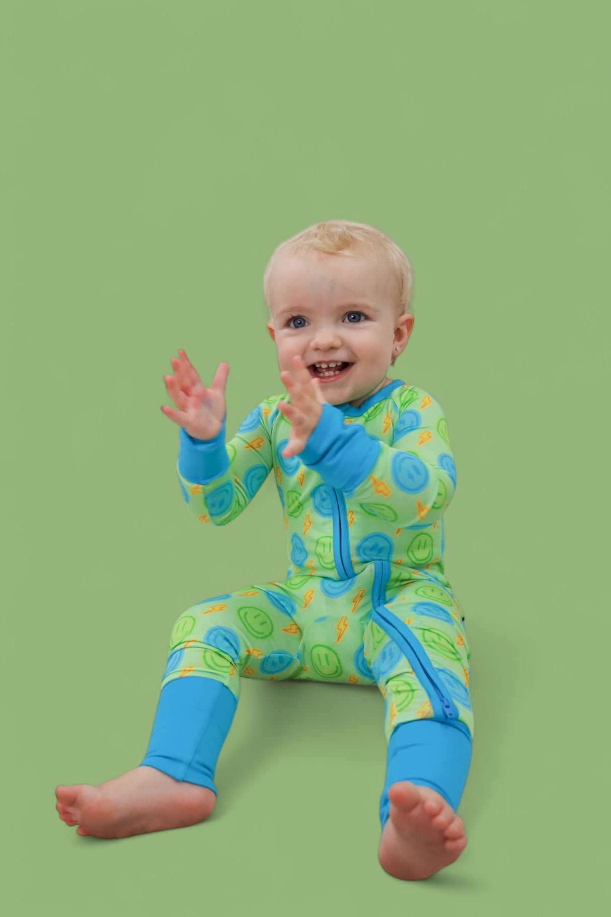 NEON SMILES DREAM ROMPER from DREAM BIG LITTLE CO