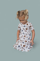 EXCLUSIVE PUP CUPS DREAM RUFFLE DRESS from DREAM BIG LITTLE CO