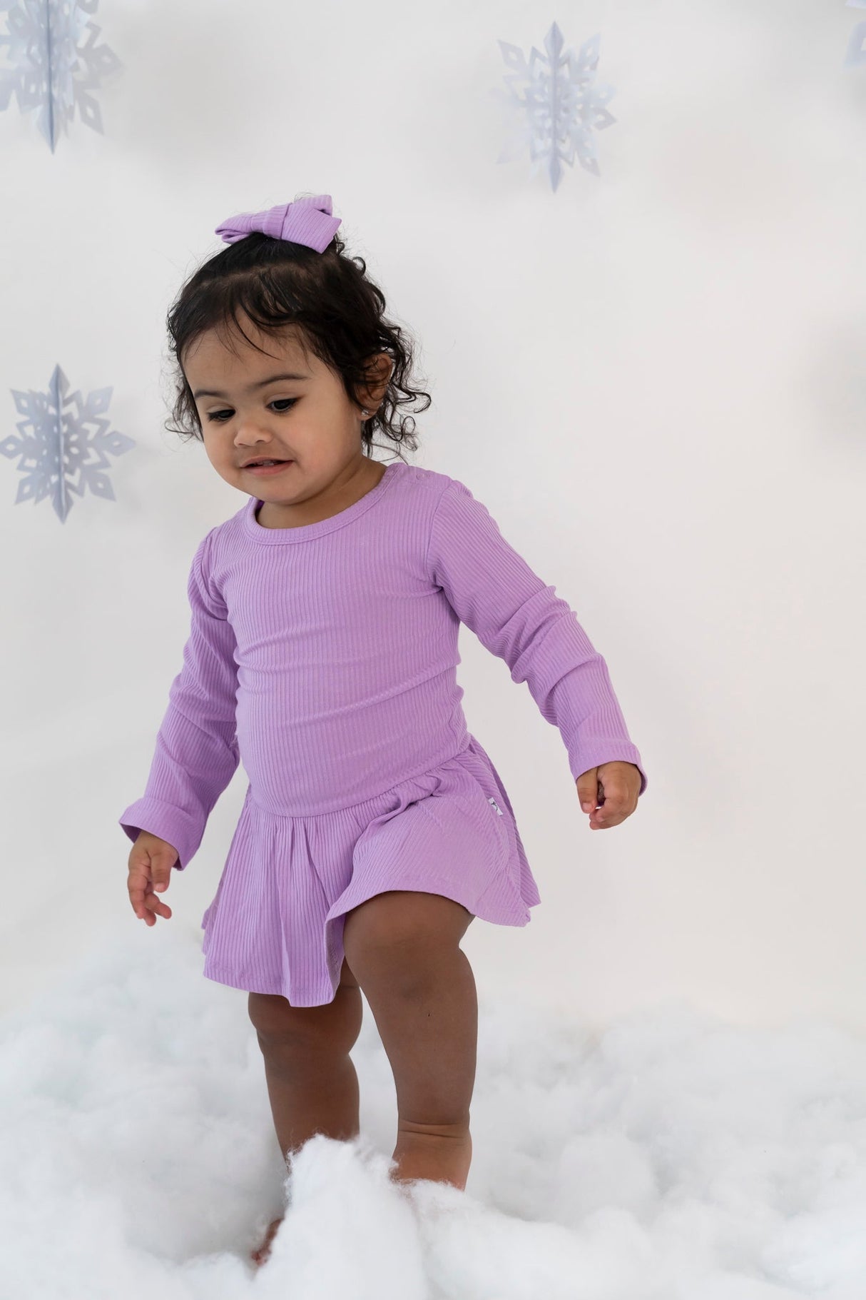 AMETHYST RIB DREAM BODYSUIT DRESS from DREAM BIG LITTLE CO