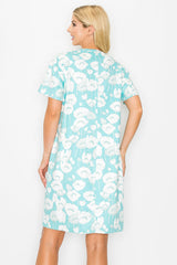 Audrey Stretch Suede Dress - Azalea Flower from Joh Apparel