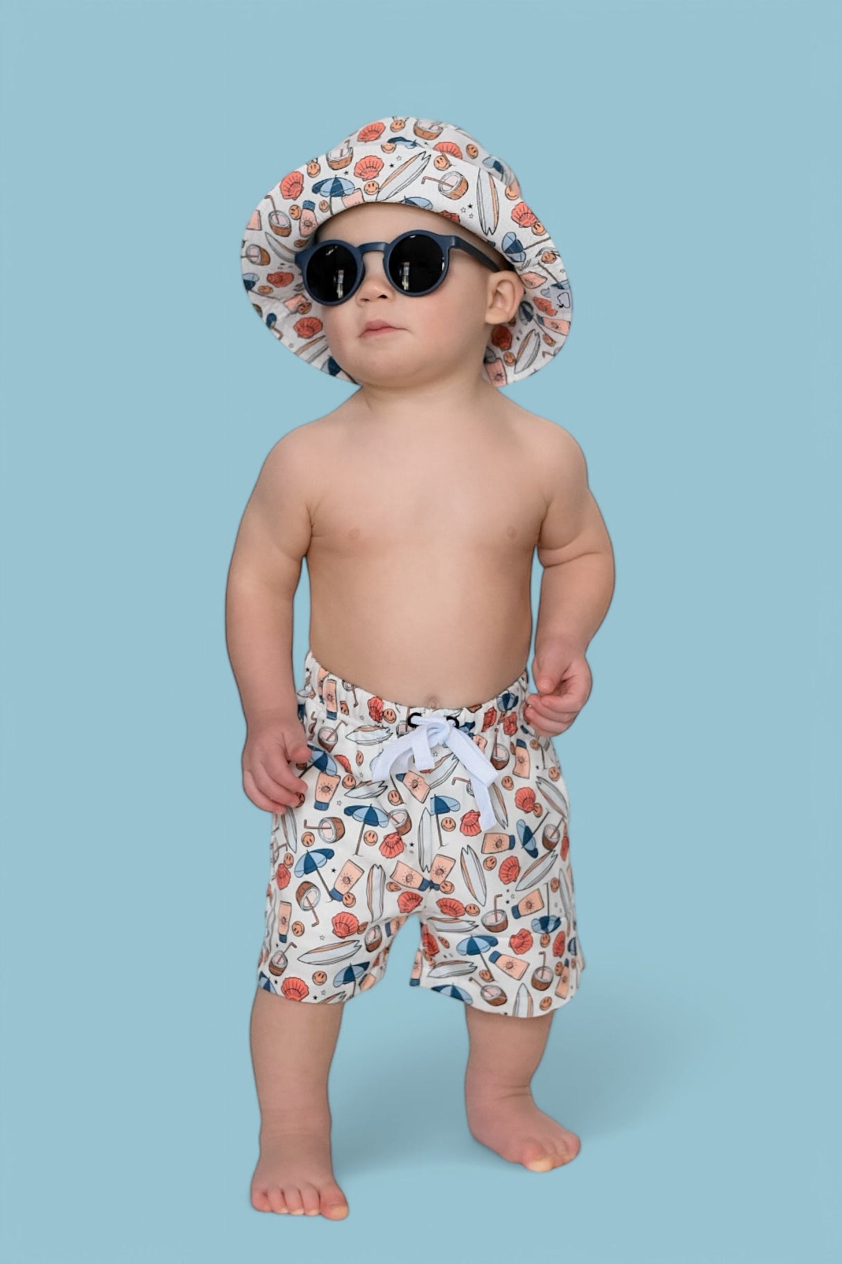 CHASE THE SUN BOY'S DREAM SWIM TRUNKS from DREAM BIG LITTLE CO