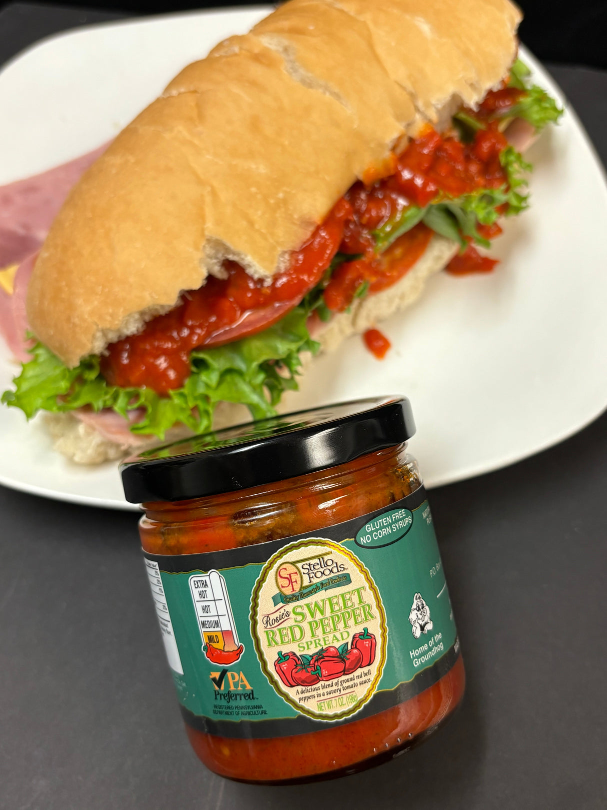 Stello Foods - Rosie's Sweet Pepper Spread 7 oz from Stello Foods