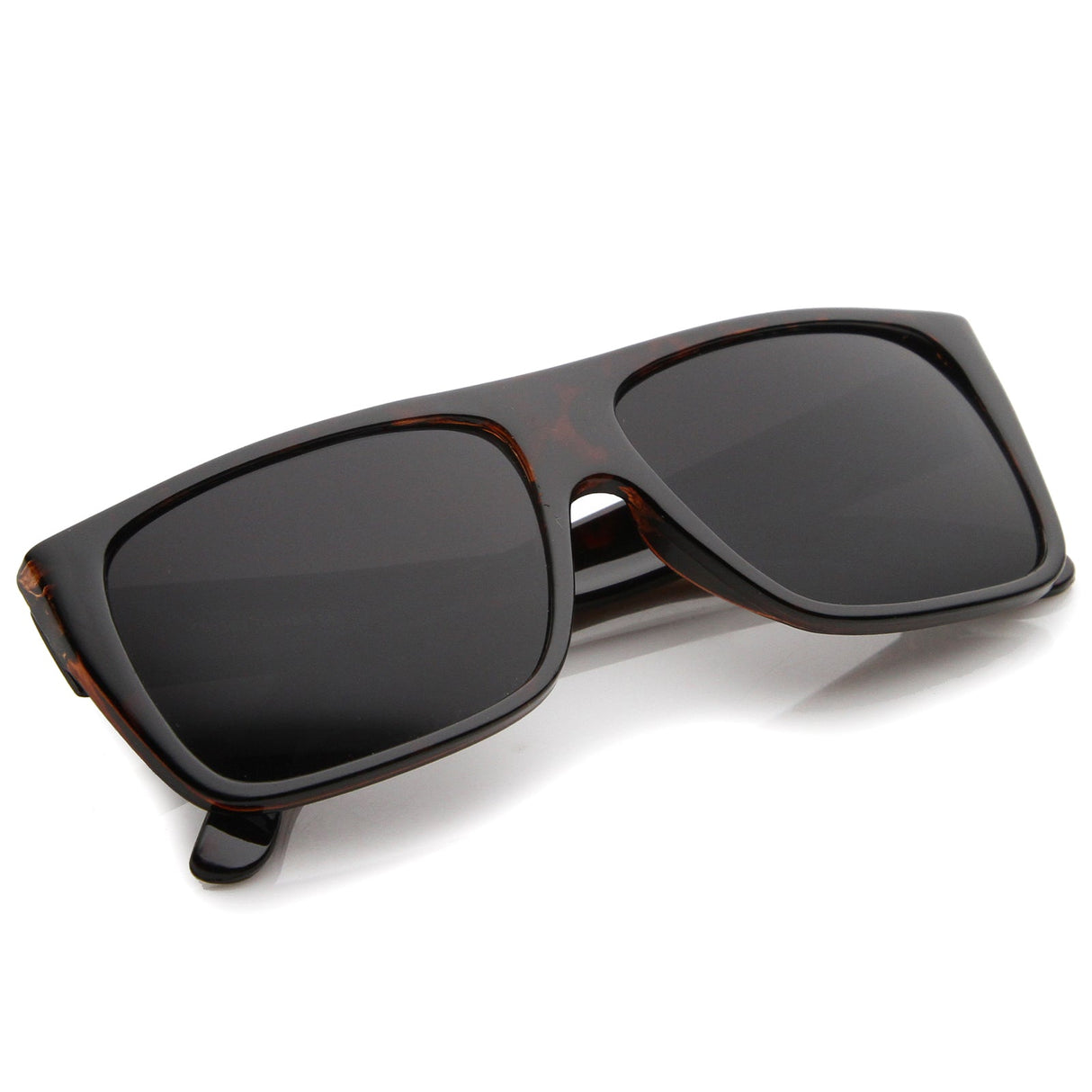 Mens Retro Super Flat Top Aviator Square Sunglasses 8685 from zeroUV