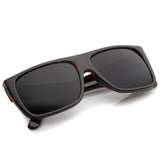 Mens Retro Super Flat Top Aviator Square Sunglasses 8685 from zeroUV