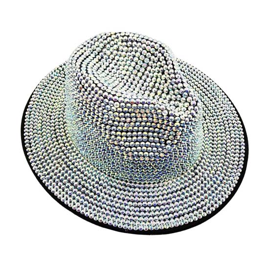 Bling Studded Panama Hat from Madeline Love