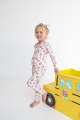 Dream Big Little Co x CoComelon JJ RAINBOW CHECKERS DREAM BOW HAIR CLIPS from DREAM BIG LITTLE CO