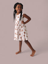 COZY BEAR DREAM RUFFLE DRESS from DREAM BIG LITTLE CO