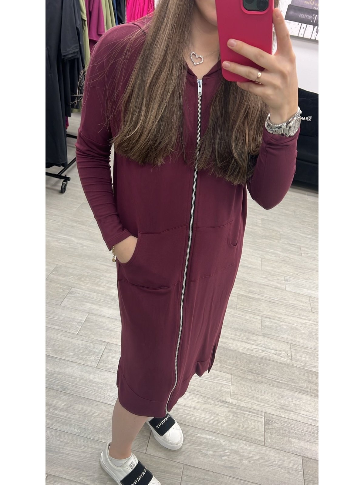 Easy Zip up Dress From Drama NYC Plus