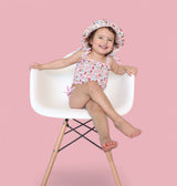 FUN IN THE SUN DREAM SMOCKED TANKINI TWO PIECE SWIM SUIT from DREAM BIG LITTLE CO