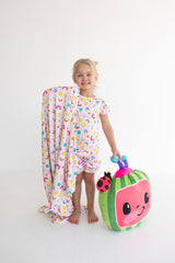 Dream Big Little Co x CoComelon ALPHABET DREAM RUFFLE SHORTS from DREAM BIG LITTLE CO