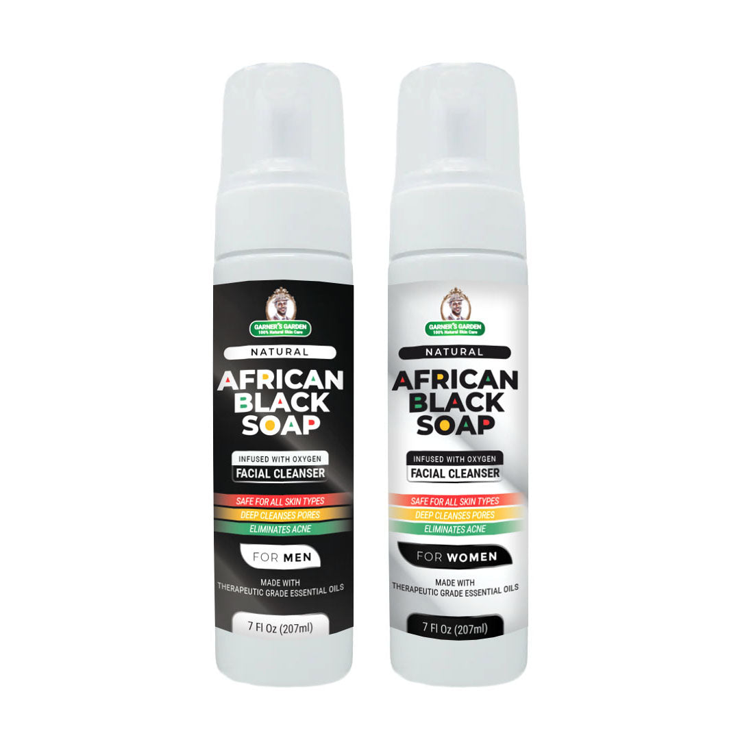 African Black Soap Foaming Facial Cleanser | H2O2 from Garner's Garden
