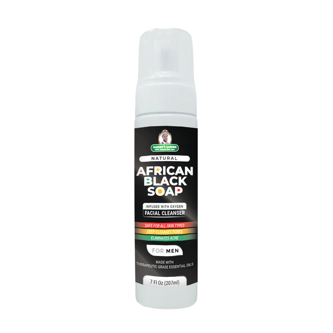 African Black Soap Foaming Facial Cleanser | H2O2 from Garner's Garden