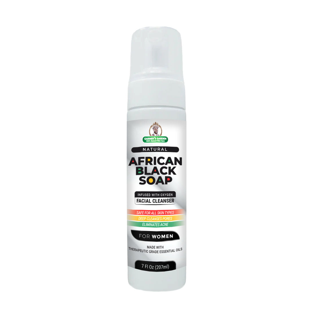 African Black Soap Foaming Facial Cleanser | H2O2 from Garner's Garden