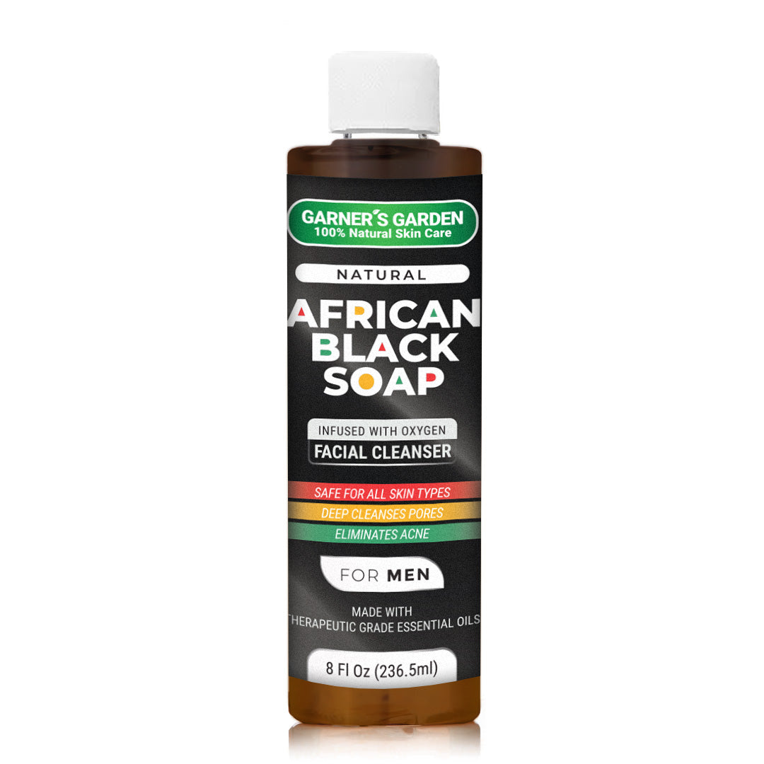 African Black Soap Facial Cleanser | Men's | H2O2 from Garner's Garden