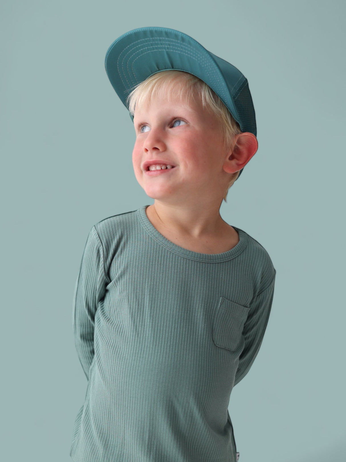 SAGE RIB DREAM POCKET TEE from DREAM BIG LITTLE CO