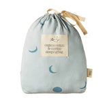 Organic Cotton & Merino Sleeping Bag - Lunar Blue Print from Manymoons