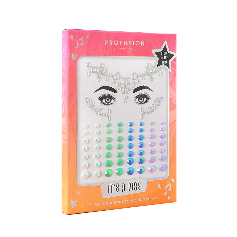 It's a Vibe | Glow-in-the-Dark Face & Body Gems from Profusion Cosmetics