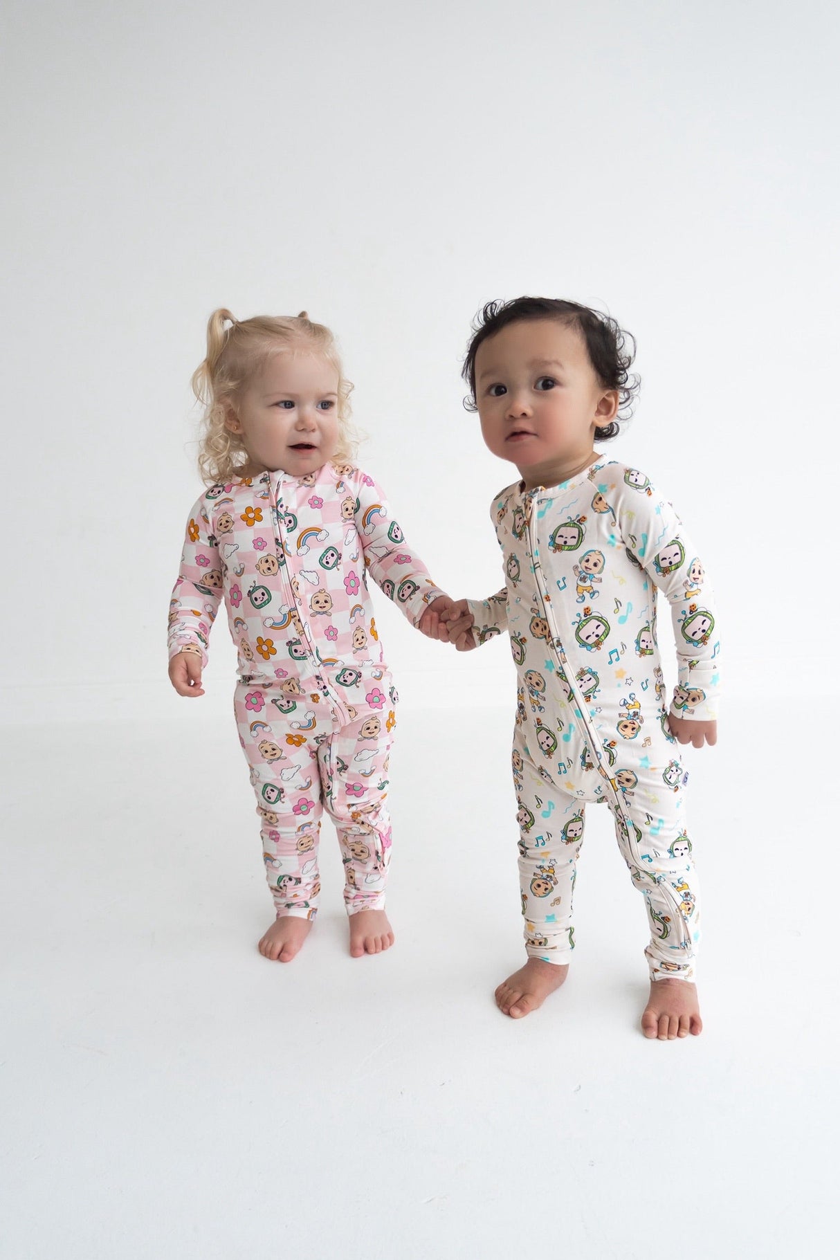 Dream Big Little Co x CoComelon JJ RAINBOW CHECKERS DREAM ROMPER from DREAM BIG LITTLE CO