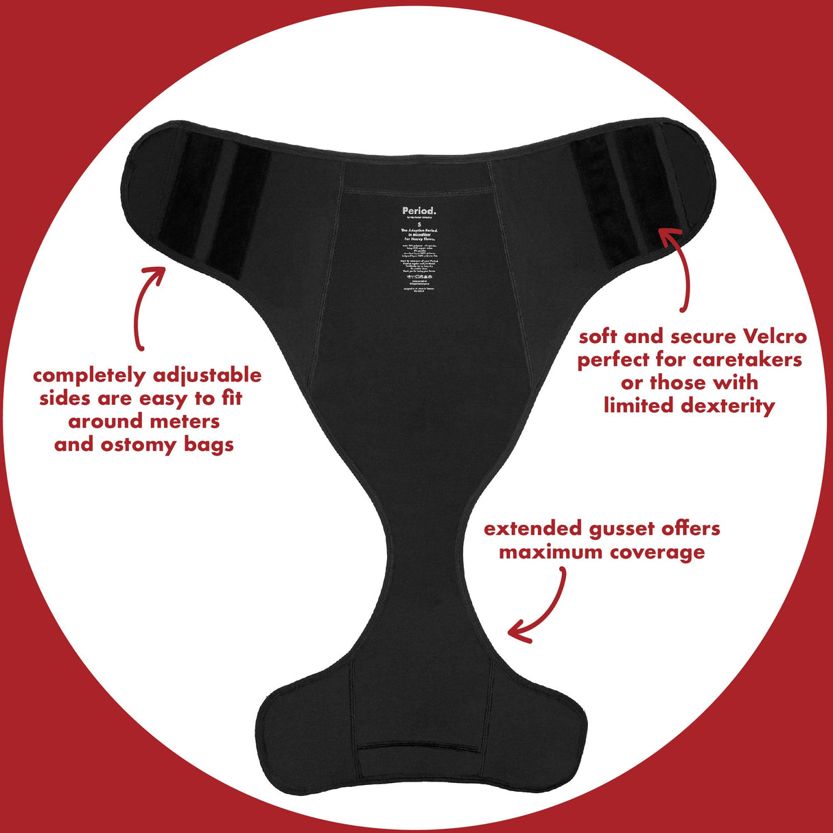 The Teen Period. Adaptive in Microfiber For Heavy Flows From The Period Company
