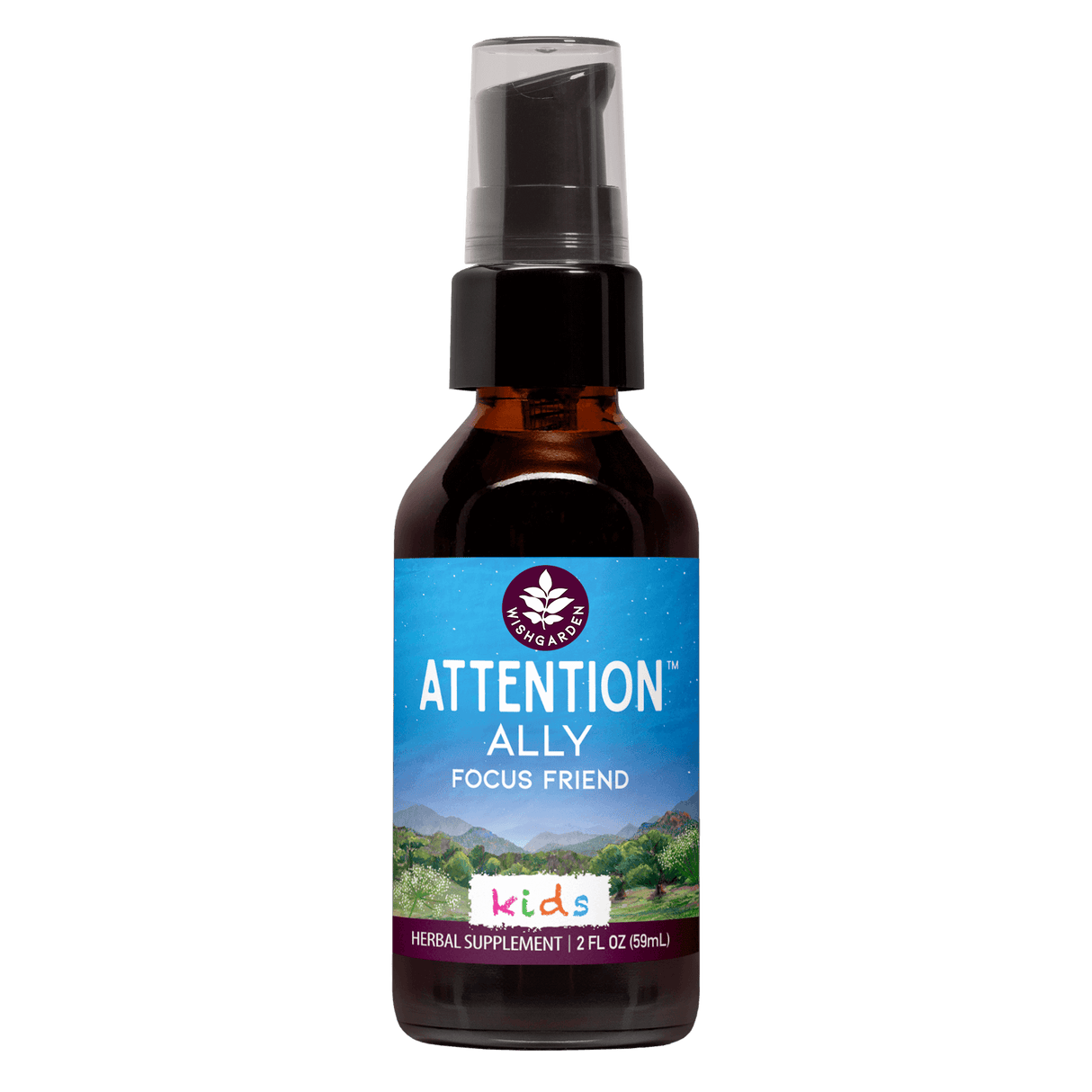 Attention Ally Focus Friend for Kids From WishGarden Herbs