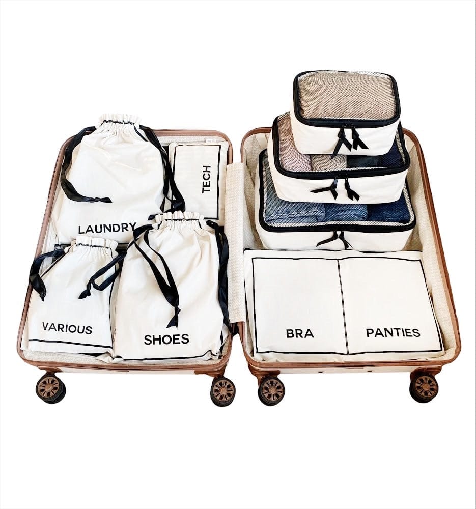BA Travel Set, 8-pack Cream From Bag-all