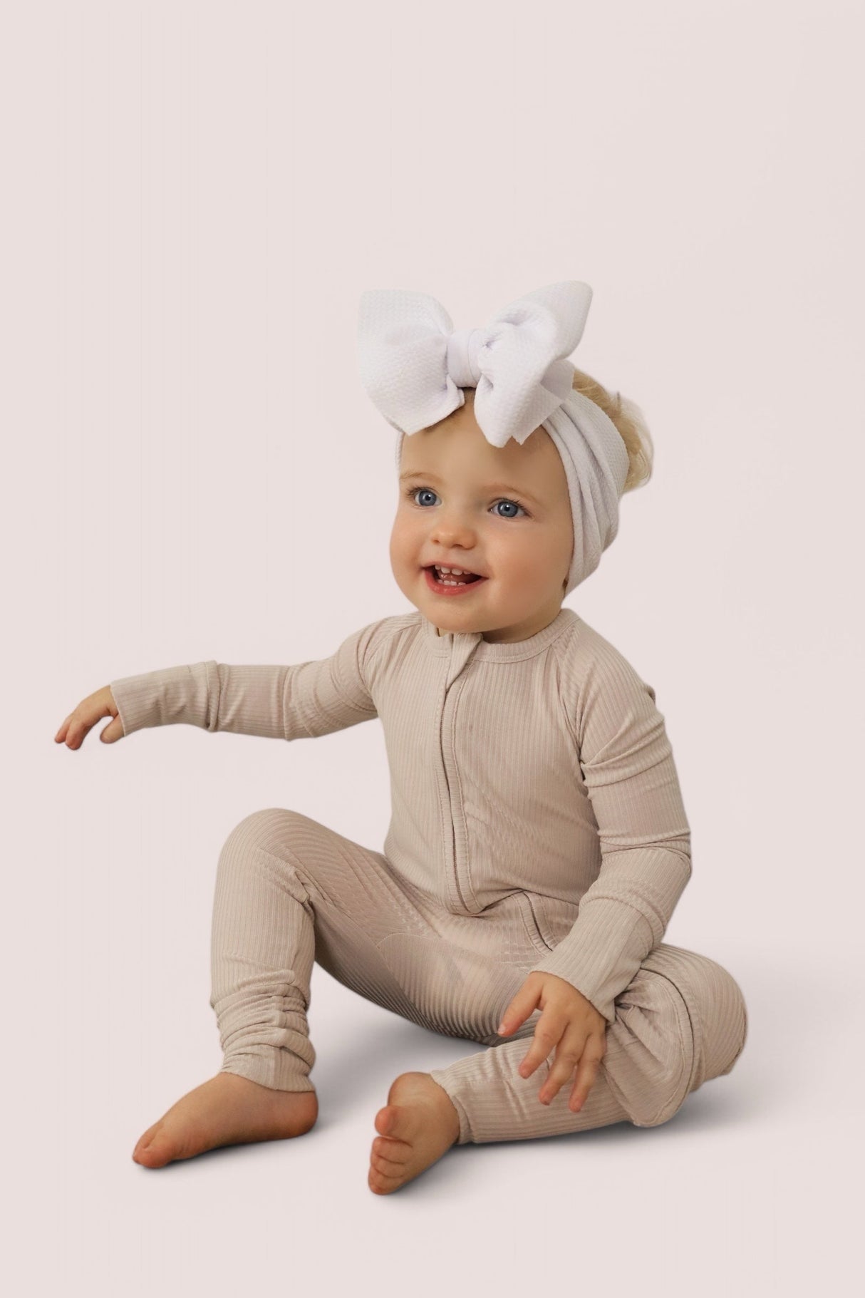 TOTALLY TAN RIB DREAM ROMPER from DREAM BIG LITTLE CO