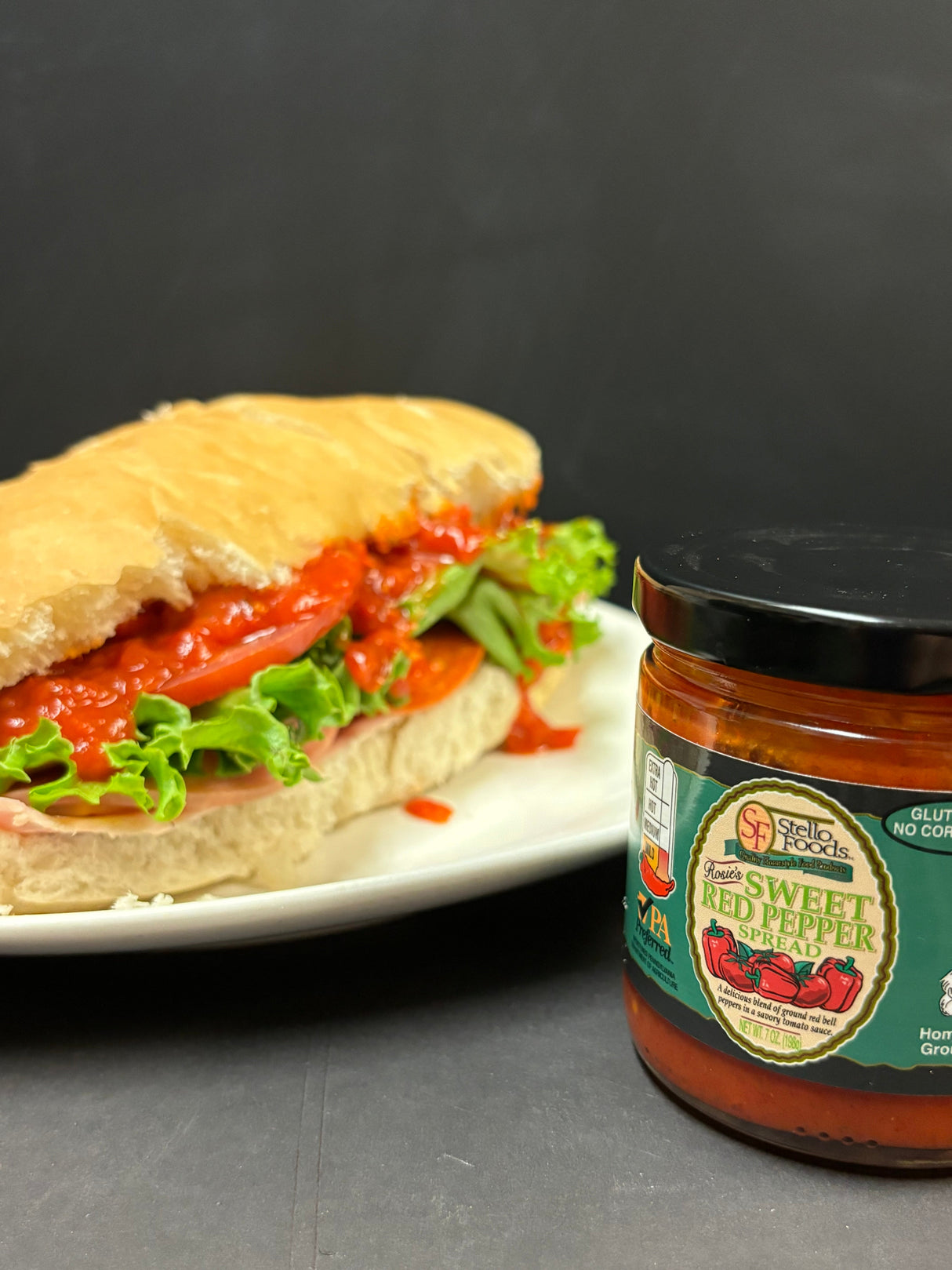 Stello Foods - Rosie's Sweet Pepper Spread 7 oz from Stello Foods