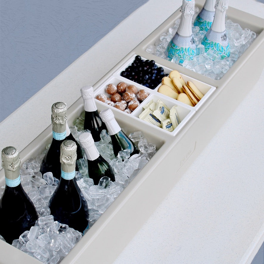 REVO Party Barge Cooler™ | Greige Mist From REVO COOLERS, LLC