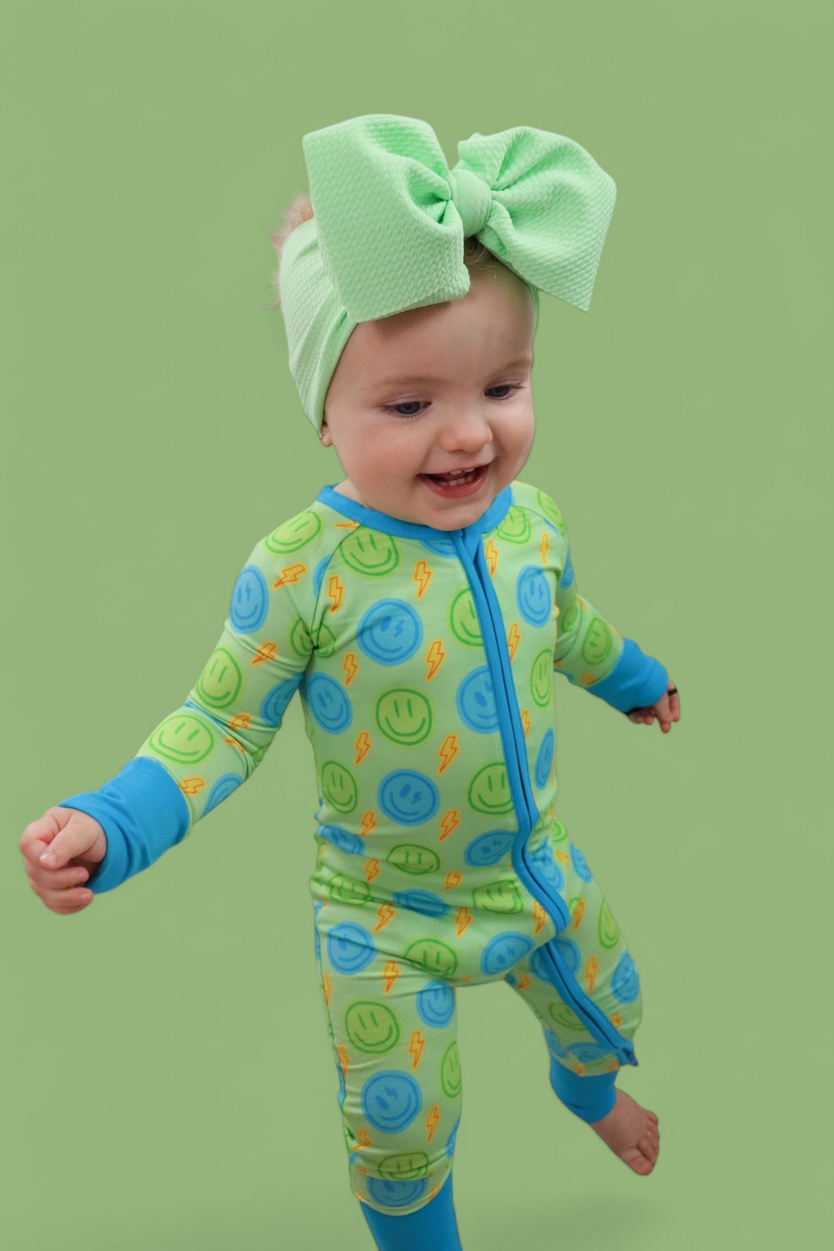 NEON SMILES DREAM ROMPER from DREAM BIG LITTLE CO