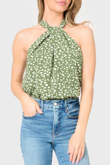 Holiday Twist Neck Halter  From Gibsonlook