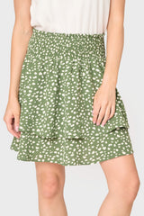 Isla Smocked Waist Day Skirt From Gibsonlook