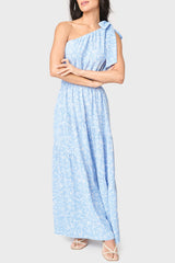 Maya One Shoulder Tiered Maxi Dress from Gibsonlook