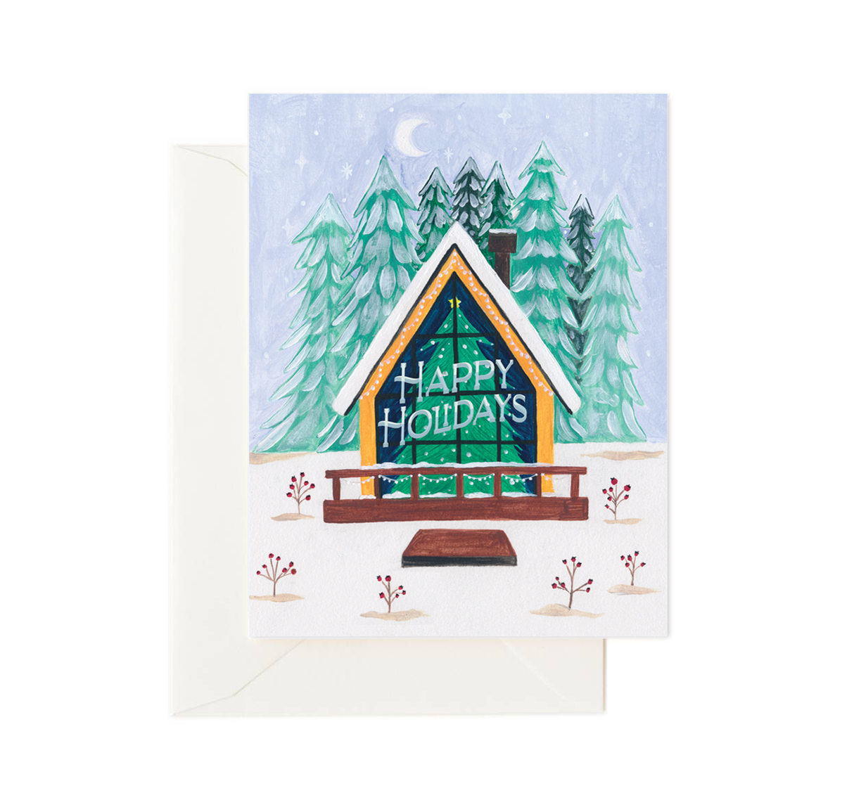 A-Frame Cabin from Forage Paper Co.