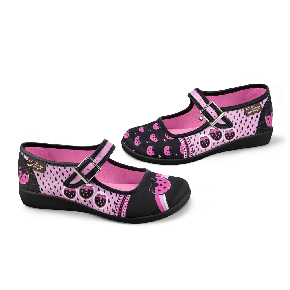 Chocolaticas® Agatha Women's Mary Jane Flat from Hot Chocolate Design