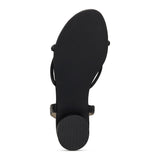 Alison Slingback Sandal in Black Leather from Yosi Samra
