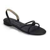 Alison Slingback Sandal in Black Leather from Yosi Samra