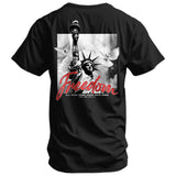 Freedom Statue Men's T-Shirt From Combat Iron Apparel