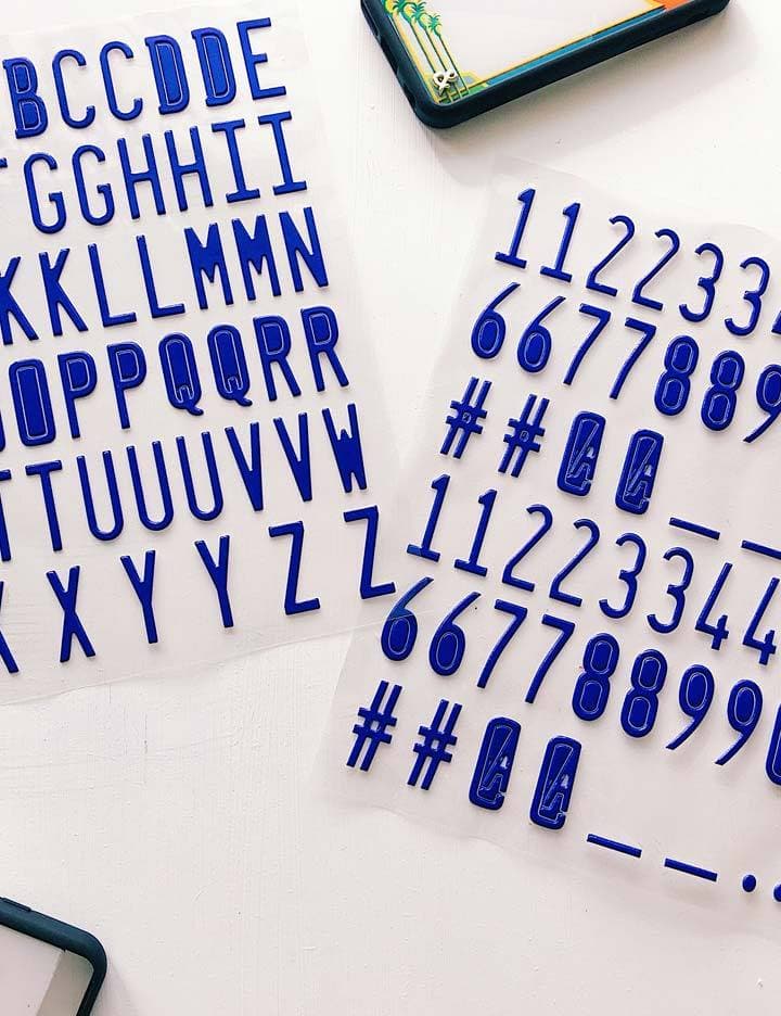 Alphabet Sticker Pack from Wildflower Cases