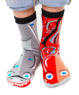 ADULT SHARK & OCTOPUS SOCKS from Pals Socks