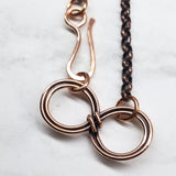 Copper Double Infinity Chain Bracelet from Alexa Martha Designs