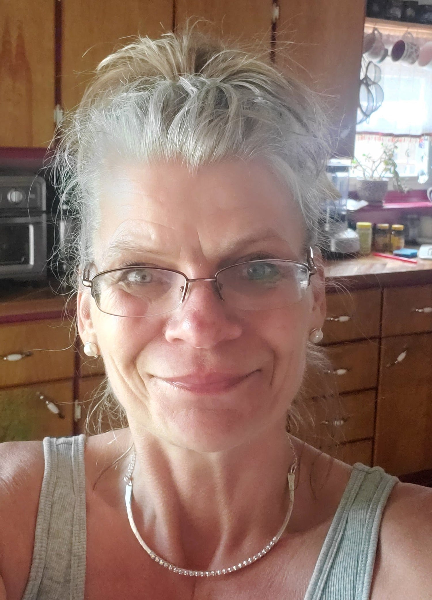 Heavy Gauge 925 Silver Wire Wrapped Swarovski Crystal Choker Necklace from Alexa Martha Designs